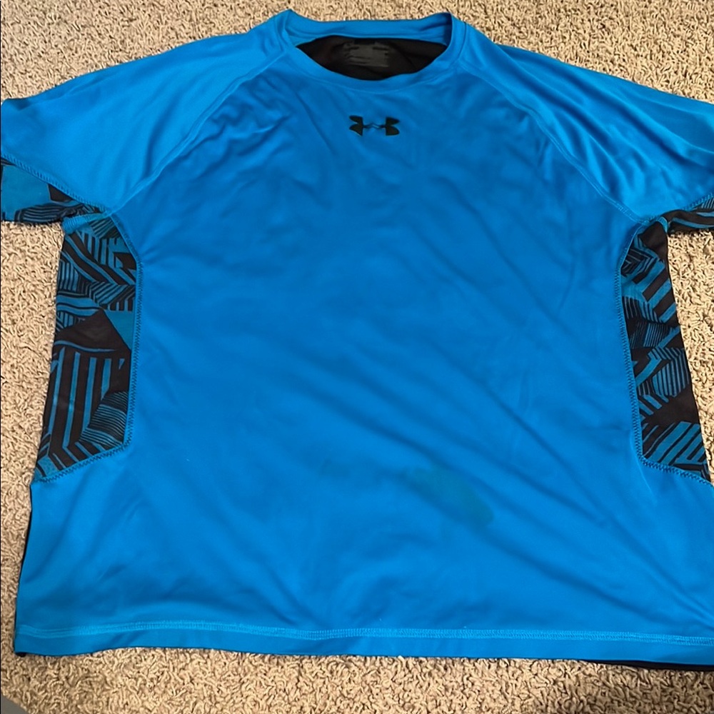 Under Armour Men's Blue Athletic Shirt